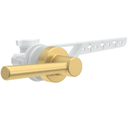 Franklin Brass Toilet Handle, Universal Flush Lever Design, Front Mount Install, Modern Gold by Franklin Brass - Used condition - Image 4