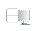 A&I - Straight Solid Male NPT X Female ORB Adapter, 2 pack. PART NO: A-43A19