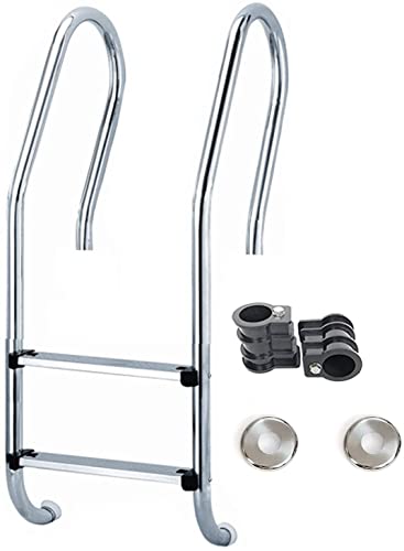 Escalera para piscina Katzowen con 2 peldaños antideslizantes miniatura 1
