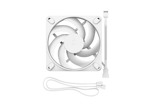 Image of Fractal Design Momentum 12 White 120mm PC Case Fan FD-F-MO1-1202 FN2092