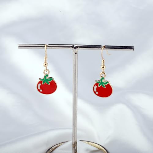Tomato Earrings Jewelry Gift Tomato Gift For Women Tomato Foodie Present Vegetarians Plant Gifts3