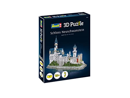 Revell Schloss Neuschwanstein 3D Puzzle Building Crafts For Adults And Kids Ages 10 Years And Up - 121 Pieces #TOP3