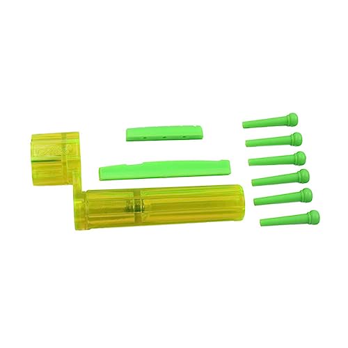 GOOHOCHY 1g11 Guitar Saddle and Nut Kit Wire Reel Pillow Stud Set Easy String Changing for Guitar Accessories
