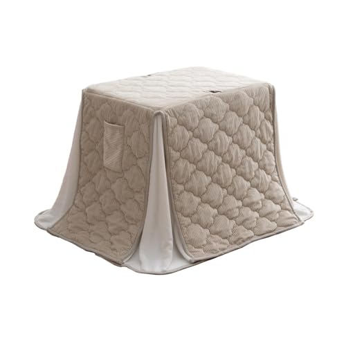 こたつ布団 長方形 省スペース 一人用 ハイタイプ こたつ掛け布団 クルム グレー 約184×204cm 70×50cm台用 パーソナルこたつ布団 洗える #9819522