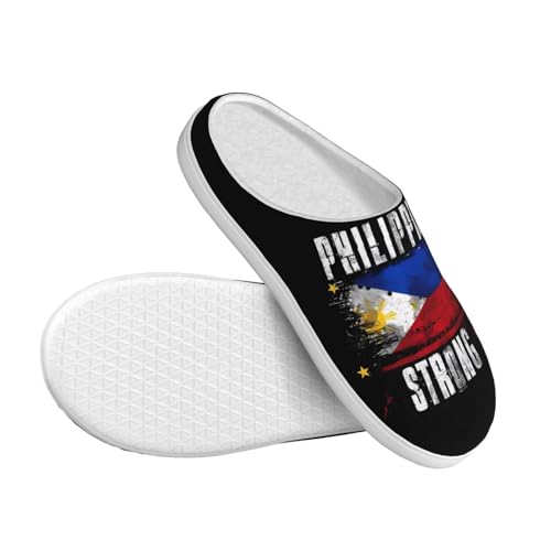Mexican Flag Slippers TPR Cotton Slippers Non-Slip Flannel Slippers House Slippers For Women Men3