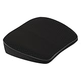 Cuscino per seggiolino auto - 40 cm - Tecnologia di grande comfort | Cuscino per seggiolino auto in memory foam di cotone con imbottitura in gel, comodo cuscino sollevatore per guidare,