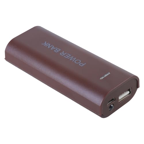 KACCDE 18650 - Funda de carga de batería con salida USB para teléfono y tableta, con luz LED (no incluida)