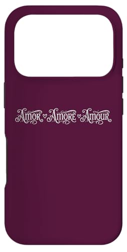 Amor Amore Amour ���B���e�[�W ���̈��p �X�}�z�P�[�X iPhone 17 Pro �p