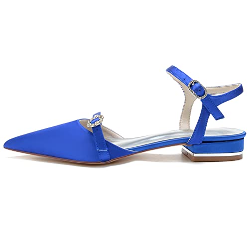 Women's High Heels, Bride Flats Shoes for Wedding Slingback Closed Toe Evening Formal Party Pumps Shoes, Formal Heels, Wedding Guest Shoes, Women's Pumps3