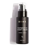 Dime Beauty Restorative Night Cream Moisturizer, Restores Damaged and Dry Skin with Ceramides and Ol