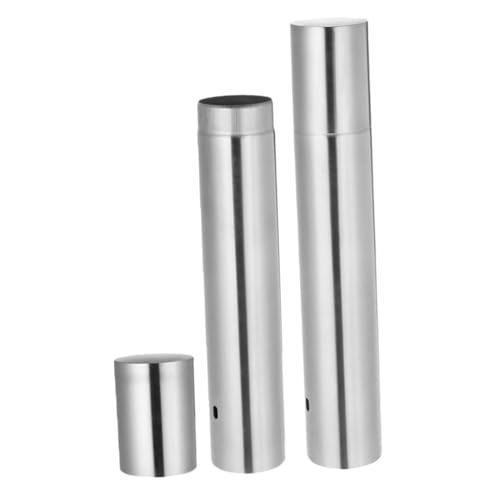 Veemoon Stylish Stainless Tube Storage for Certificates for Household and Decorative Use