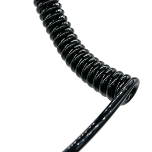 Cable de alimentación telescópico de 3 núcleos negro con 4 metros de extensión 3