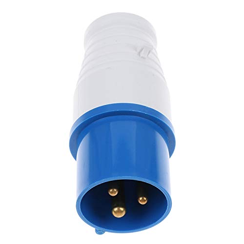 Miniatura 3 de Davitu Suministros de equipos eléctricos - 1pc 16Amp Plug 16A Socket Montable Socket Agua Resistente a la intemperie Conector eléctrico