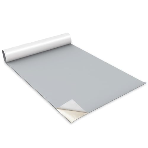Papel Autoadhesivo Gris para Renovar Armarios de Dormitorio y Puertas de Cocina 2