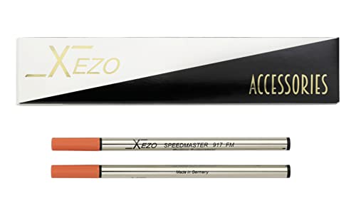 Recharges stylo roller Xezo 917 FM pour réparer une écriture qui bave ou saute Lot de 2