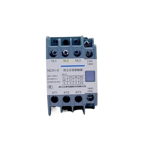 Contacteur CA NCX1-9A triphasé 380V pour moteur électrique
