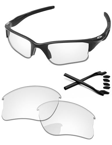 Image of Replacement Lenses & Rubber Kits for Oakley Half Jacket 2.0 XL OO9154 62mm - Precise Fit, UV Block, Impact Resistant