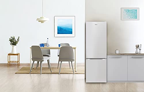 Candy-CMCL-5172WN-Frigorifico-Combi-55CM-262L-Static-Low-Frost-Cajon-Verdulero-Control-Temperatura-Interno-LED-Puertas-Reversibles-Altura-Ajustable-Ruedas-39DB-Clase-F-Blanco