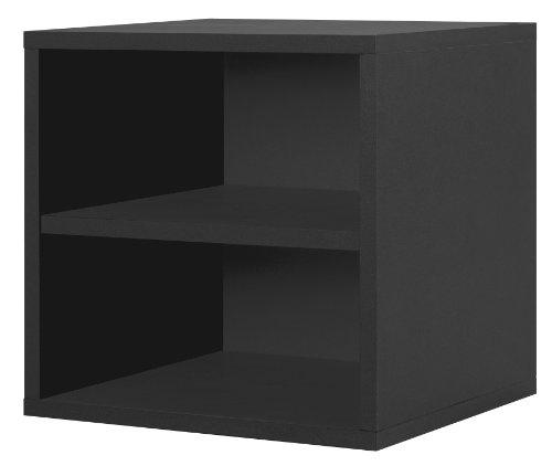 Foremost 327306 Modular Shelf Cube Storage System, Black