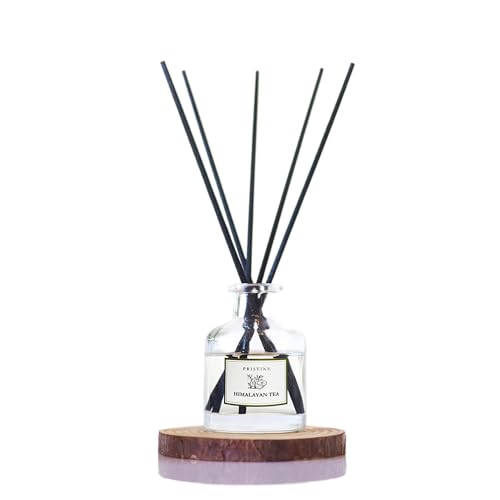 PRISTINE Himalayan Tea/Inspired by Westin Hotel Reed Diffuser for Home | Fresh Bergamot/White Tea Room Fragrance Reed Diffusers, Oil & Room Diffusers with Reed | Home Fragrance Scent Diffuser