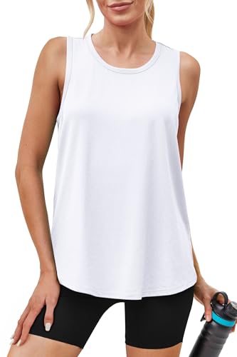 Womens Workout Tops Sleeveless Racerback Lightweight Active Tennis Yoga Shirts Athletic Running Tank Top for Women2