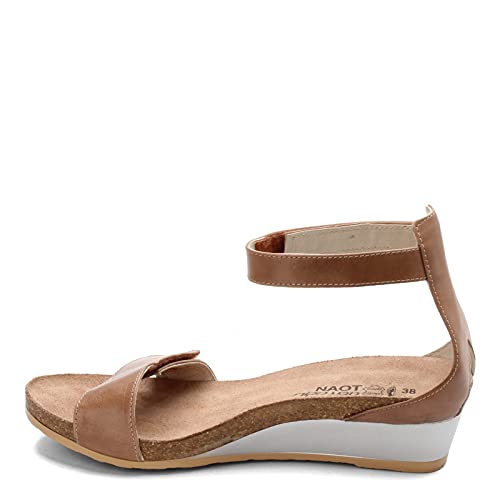 Naot Footwear Women's Mermaid Wedge Arizona Tan Lthr 8 N Us #TOP3
