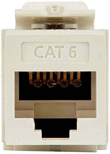 Leviton 61110-Bt6 Extreme 6+ Quickport Connector, Cat 6, Light Almond, 25-Pack #TOP3