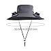 Wide Brim Sun Hat with Fan, Men Sun Fishing Hat, 5 Speed Adjustable, Sun Protection, Suitable for Mountaineering