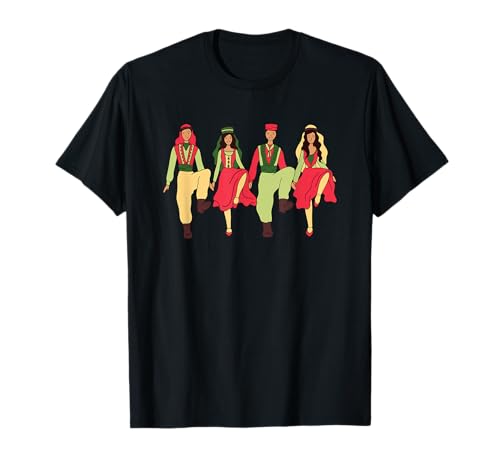 Danse folklorique palestinienne Dabkeh Danseurs libanais syriens Dabke T-Shirt