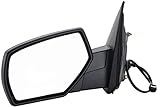 ZAPOSTS Side View Mirror Replacement Fit for 2014-2017 for Chevy Silverado 1500 for GMC Sierra 1500 Black Power Adjustment Heated Manual Folding Door Driver Side Mirror