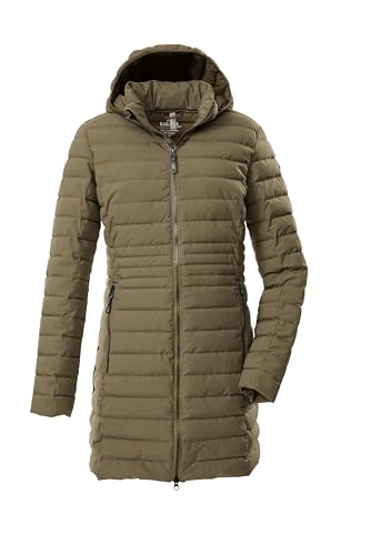 G.I.G.A. DX Damen Steppparka/Funktionsparka in Daunenoptik mit abzippbarer Kapuze GW 77 WMN QLTD PRK_Bacarya, schlamm, 44, 43685-000