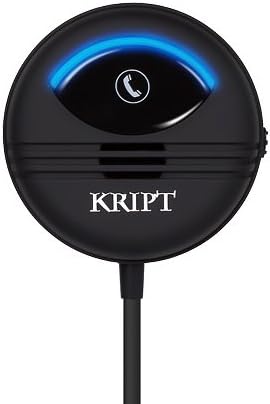 Veedee Kript 2nd Gen Car Bluetooth Audio-Receiver V4.2 aptX with Noise Isolator (Black)