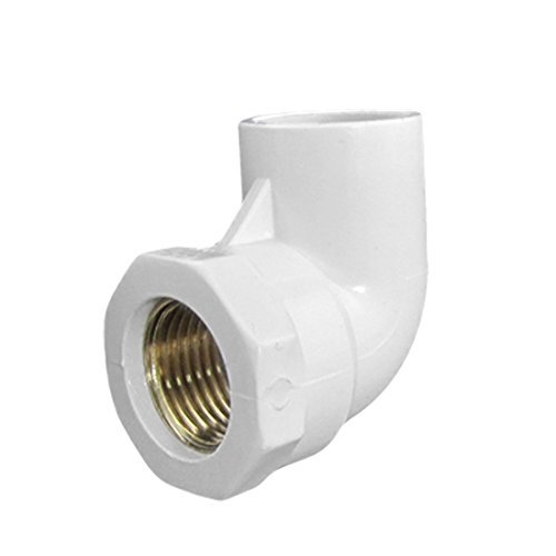 Conector hembra de latón con rosca PVC-U para manguera de agua, adaptador L