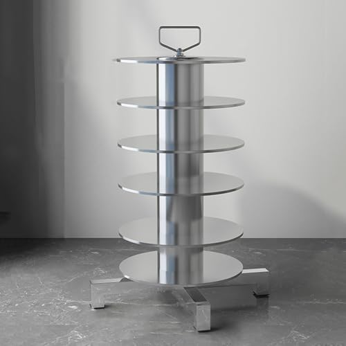 Portacarretes de acero inoxidable con organizador ajustable multieje para cables 2