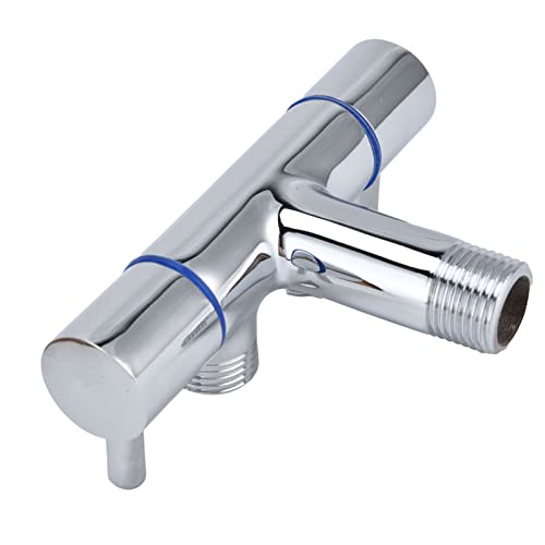 Válvula de ângulo G1/2 Rosca Masculina 1 Entrada 2 Saída de Água Fria Torneira Válvula Desviadora co