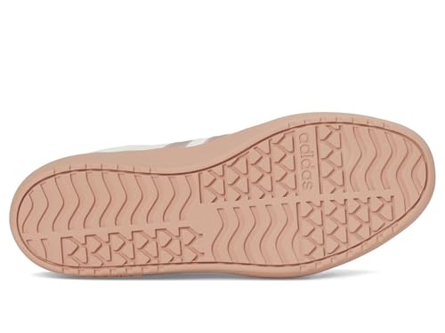 Image of adidas Womens Vl Court Bold Lace Up Sneakers Shoes Casual - Pink