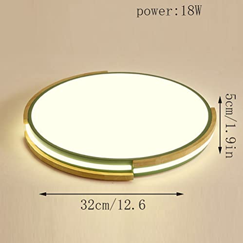 Plafonnier LED de style nordique YRYRYW avec diffuseur rond haute performance - 4