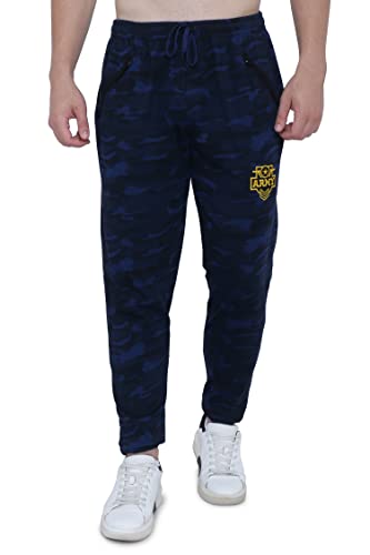 Image of Neo Garments Men's Cotton Solid Regular Fit Trackpants /Jogger /Trouser with Side Pockets