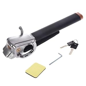 EVERGD Anti-theft Car Steering Wheel Lock Antitheft Locking Devices Security Airbag Foldable Lock Safe Device & 2 Keys