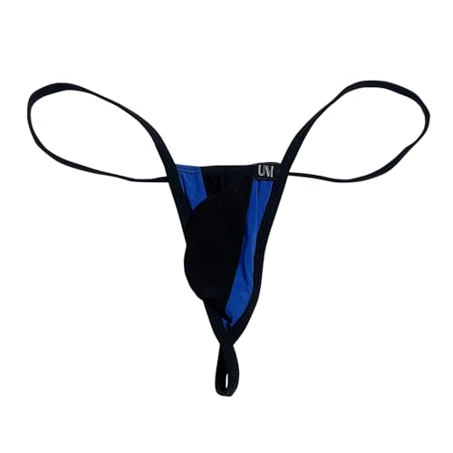 Gogobear Men's Sexy Ice Silk Thongs Lift-Up Bulge Pouch Bikini Underwear Low Rise G-String Backless Panties2