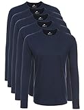 TODOTERRENO: con su corte recto y ajuste suave, estas camisetas de manga larga para hombre se pueden usar tanto en deportes como en el tiempo libre.