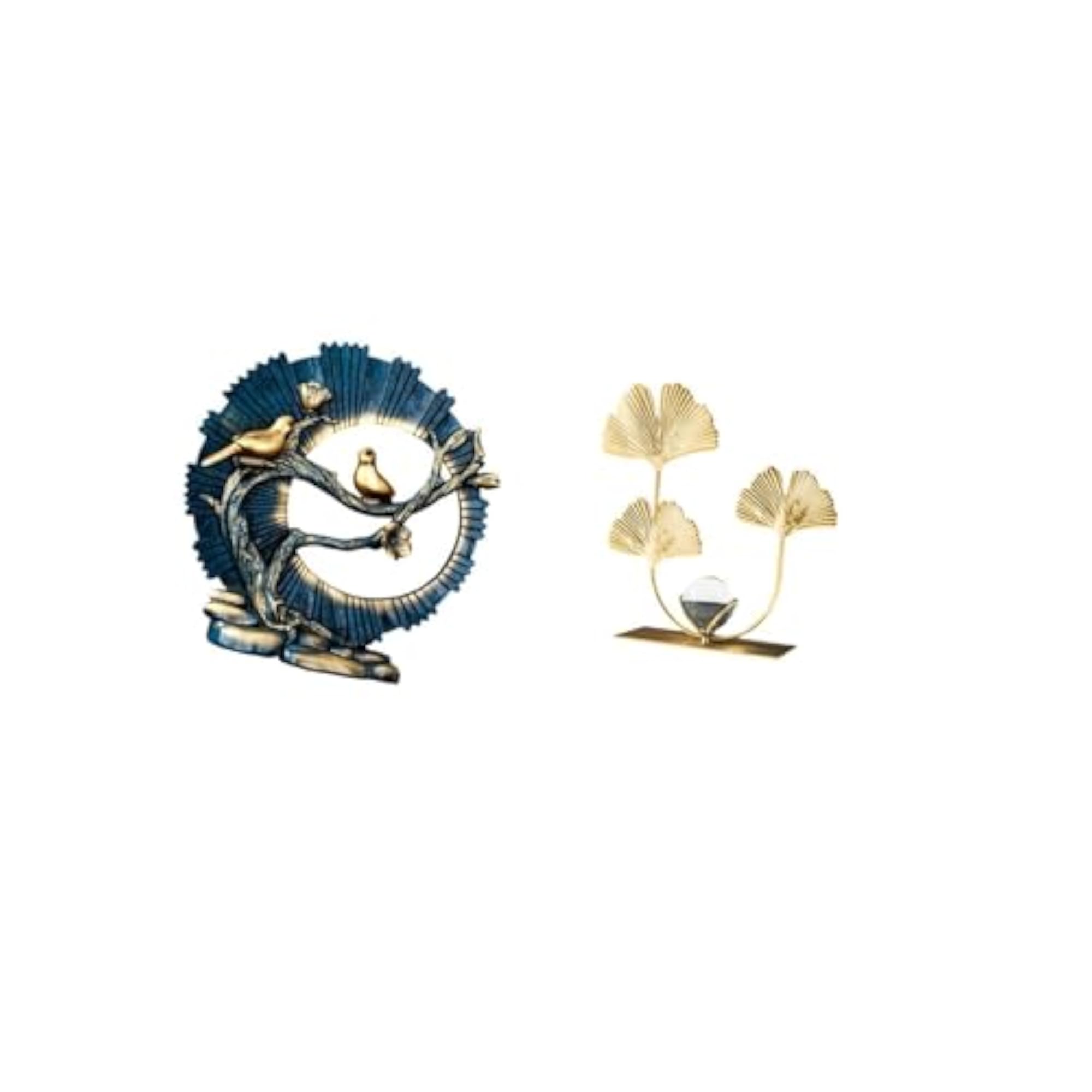 Resin Figurine Leaf Sculpture for House Decorations