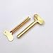 Dorytop 2PCS Toothpaste Squeezer Metal Tube Squeezer Key Stainless Steel Toothpaste Roller Tube Wringer Makeup Tube Squeezer (Gold)