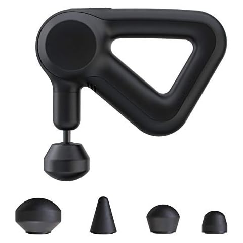 Theragun Prime - Electric Handheld Massage Gun - Smart App and Bluetooth Enabled Percussion Massage for Athletes - Deep Tissue Muscle Therapy Device with Quietforce Technology - 4th Generation - Black Cover