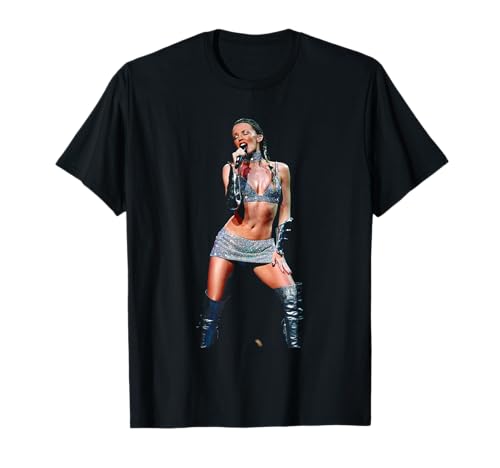 Photo de Kylie Minogue en direct sur scène KylieFever2002 Tour Cardiff T-Shirt