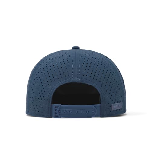 Image of melin Trenches Icon Hydro, Performance Snapback Hat, Water-Resistant Flat Bill Caps for Men & Women, Golf, Running or Workout