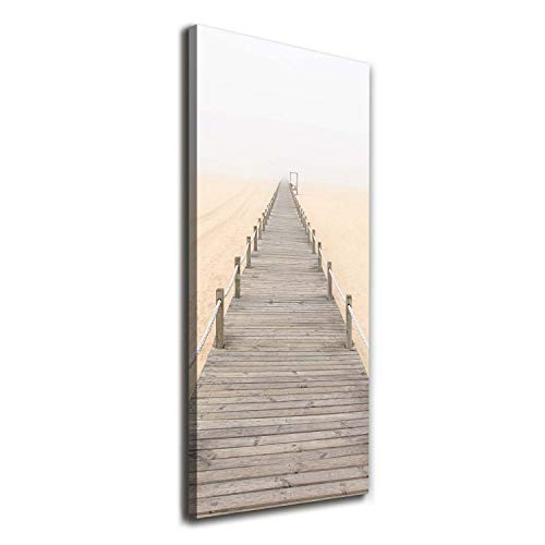 Peintures sur toile grand format 50x125cm Tulup paysage mer déco maison