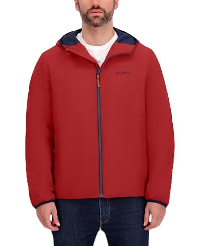 Image of Nautica Men's Lightweight Hooded Jacket - Regular, Big & Tall Sizes Outerwear