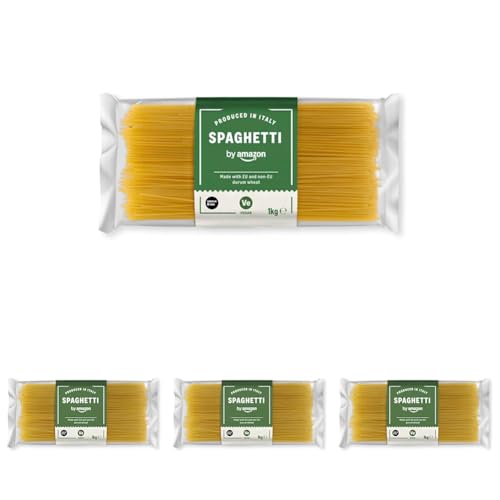 by Amazon Spaghetti, 1kg (Paquete de 4)