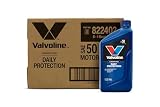 Valvoline Daily Protection SAE 50 Conventional Motor Oil 1 QT, Case of 6 (Packaging May Vary)